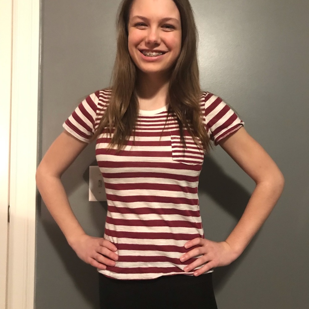 aeropostale striped tee